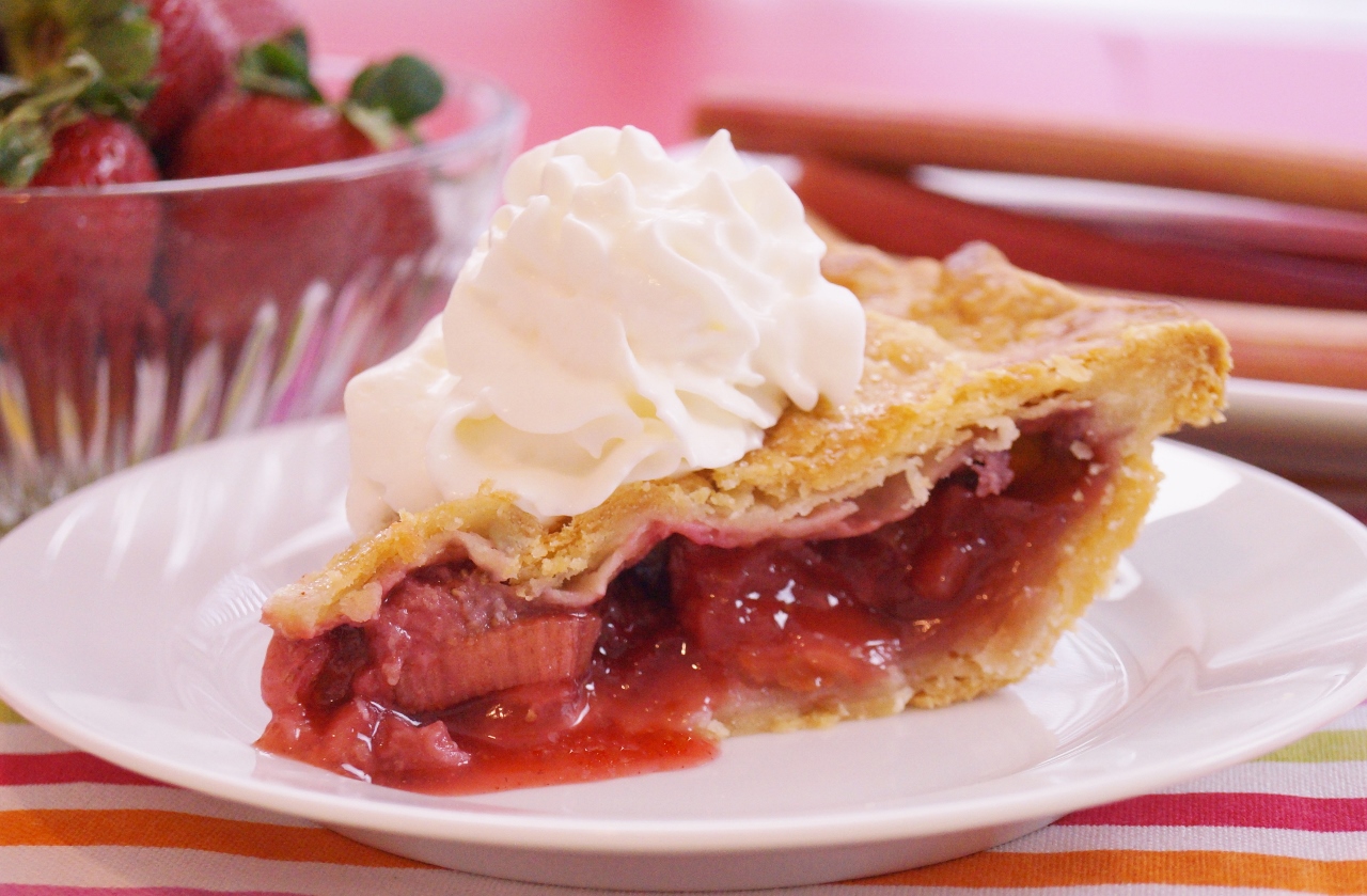 Rhubarb pie