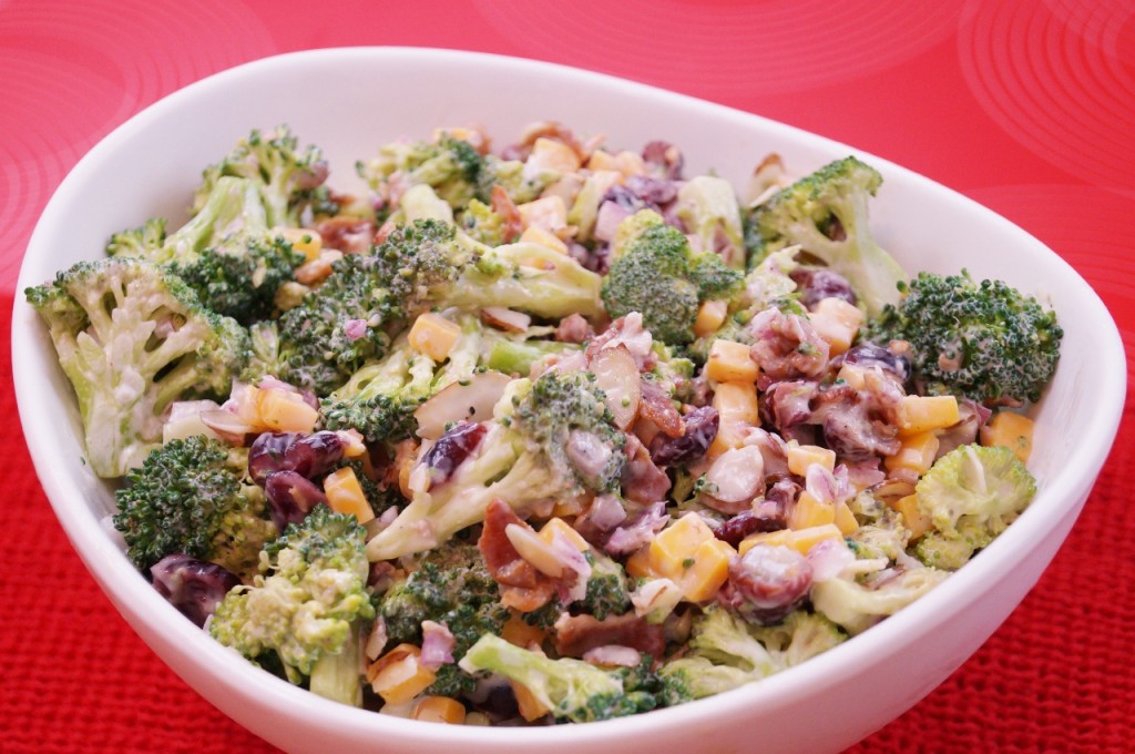 Raw Broccoli Salad 