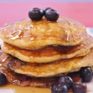 Easy, From Scratch Blueberry Pancakes!