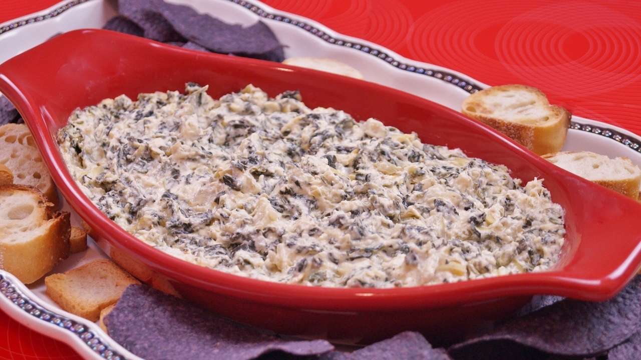 Spinach Artichoke Dip | Dishin' With Di - Cooking Show *Recipes