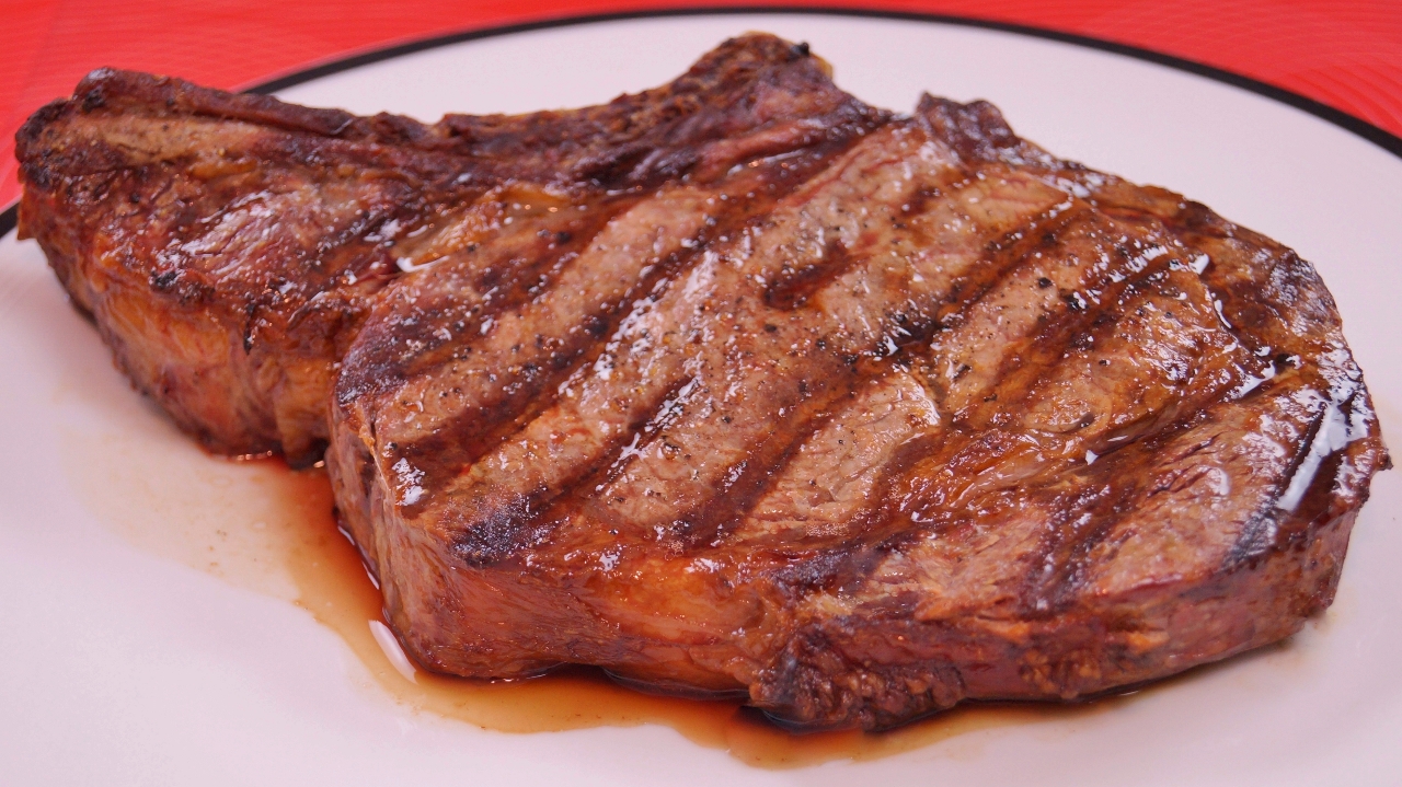 Grilled Rib Eye Steak Recipe  Dishin' With Di - Cooking Show