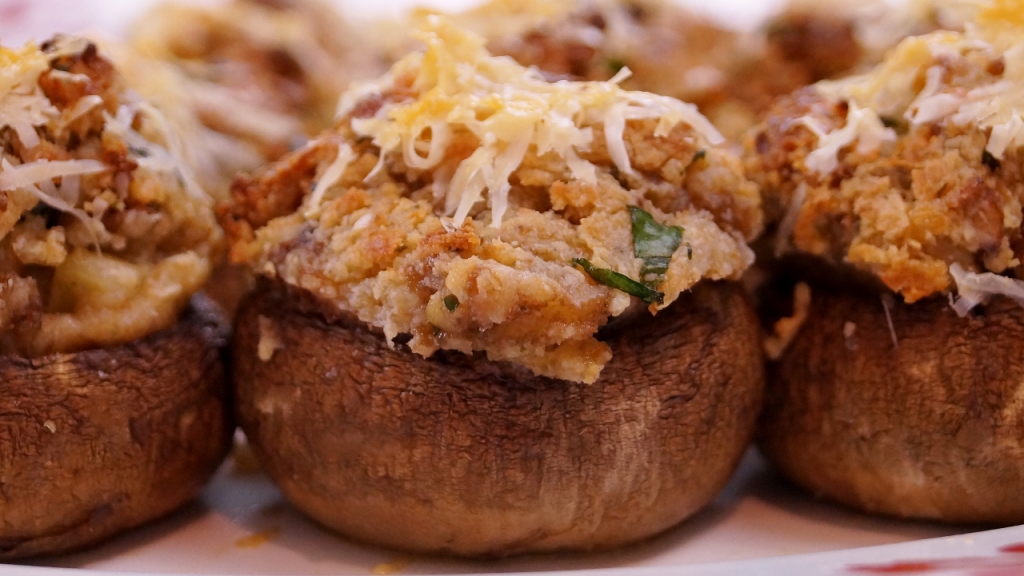 Stuffed Mushrooms | Dishin' With Di - Cooking Show *Recipes & Cooking ...